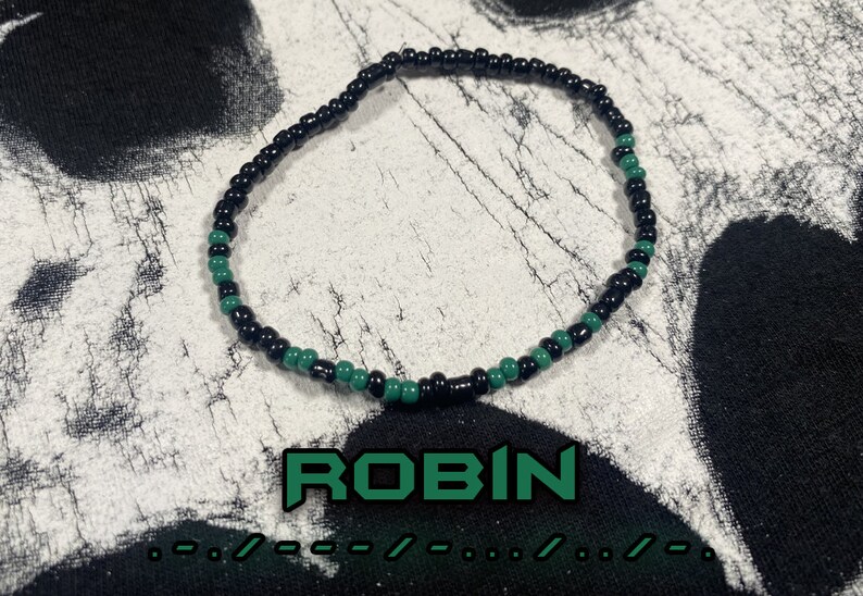 Batfam Morse Code Bracelet bild 7