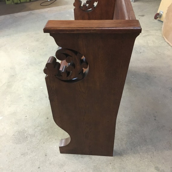 Reclaimed Church Pew Entrance Way Bench Etsy