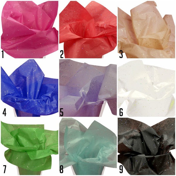 Bulk Packaging Supplies | Glitter Tissue Paper, Tassel Garland DIY, Wedding Birthday Shower Party