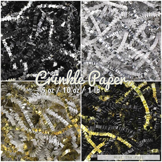 Metallic Blend Crinkle Paper Bulk 1lb Etsy