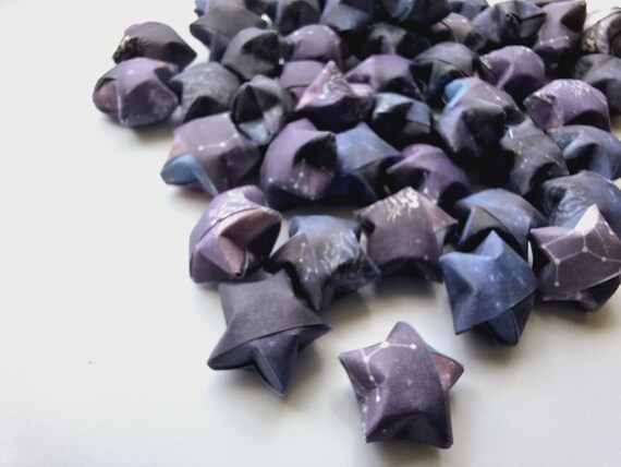 GALAXY - Paper Stars - hand folded origami