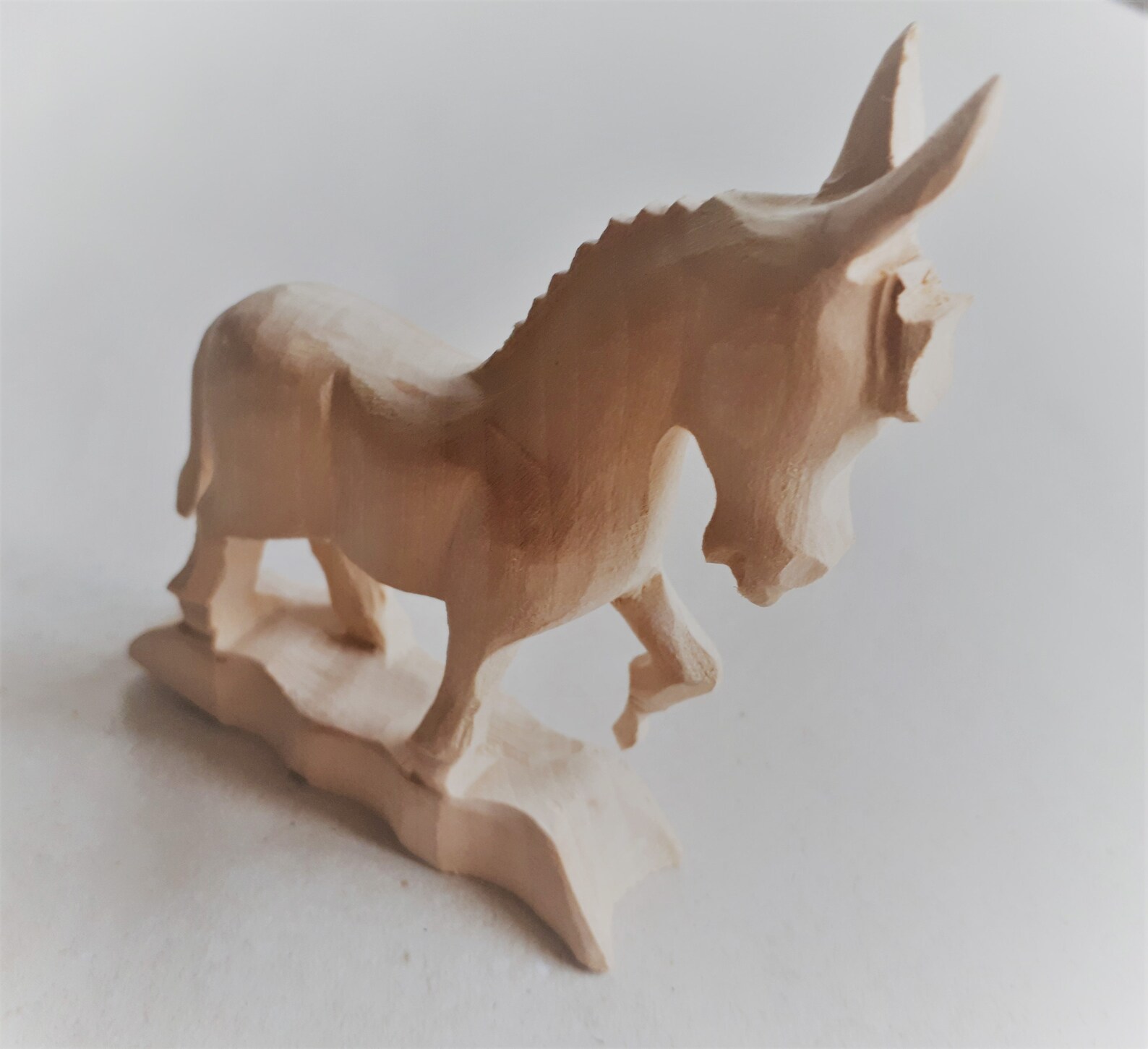 Donkey Wooden Donkey Wood Carving Animals Donkey Wood Etsy