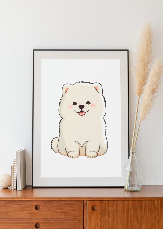 Samoyed art cheap