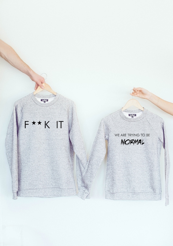 Couple Clothes/ Best Gift for Him/ Matching Couple clohtes/ Present for Men/ Present for Her/ pärchen sweatshirts/ Crazy Gift for Her