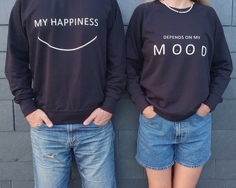 Birthday gift- couple clothes- just married- just married gifts- pullover sweatshirt- pullover hoodie- happy birthday- happiness- mood