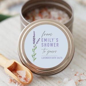 From My Shower to Yours Stickers,Bridal Shower Labels,From My Shower to Yours Bridal Shower Favor Labels,Bath Salt Favor Labels