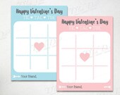 Kids Valentines For School,Valentine's Tic Tac Toe Printable,Valentine's Day Favor,School Valentine,Class Valentine,Valentine's Day Card