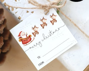 Digital Christmas Gift Tags,Printable Christmas Gift Tags,Printable Merry Christmas Gift Tags,Snowman Gift Tags,DIY Christmas Gift Tags