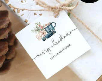 Printable Christmas Gift Tags,Printable Merry Christmas Gift Tags,DIY Christmas Tags,Digital Merry Christmas Gift Tags,Christmas Wreath Tags