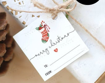 Digital Christmas Gift Tags,Printable Christmas Gift Tags,Printable Merry Christmas Gift Tags,Snowman Gift Tags,DIY Christmas Gift Tags