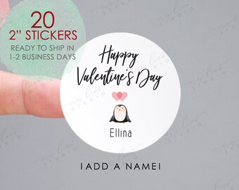 Pegatinas de Feliz Día de San Valentín,Pegatinas personalizadas de San Valentín,San Valentín para niños para la escuela,San Valentín en el aula,San Valentín escolar