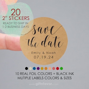 Save The Date Stickers,Custom Wedding Stickers,Wedding Invitation Envelope Seals,Personalized Wedding Labels,Wedding Date Stickers