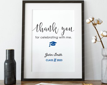 Graduation Party Sign,Printed Graduation Party Sign