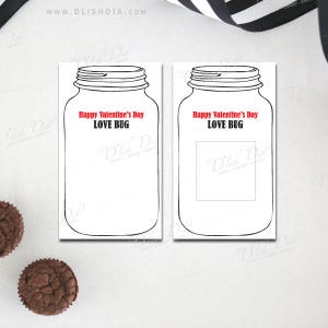 Kids Valentines for School,love Bug Valentine's Day Printable,love Bug ...