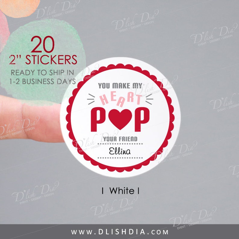 You make my heart pop stickers,kids valentines for school,popcorn valentines stickers,classroom valentines,school valentines