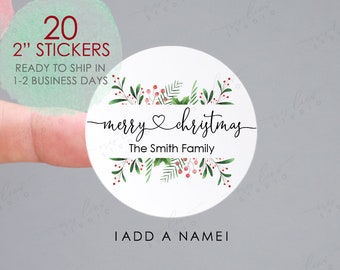 Kerstcadeaulabels, gepersonaliseerde kerstcadeaustickers, vrolijke kerstlabels, kerststickers, kerstcadeaulabels, kerstcadeaus