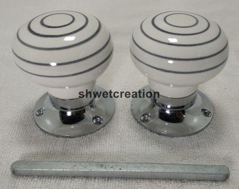 white internal door handles