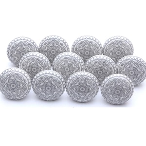 Graue Und Weiße Keramik Knäufe Keramik Türknäufe Küchenschrank Knäufe Schubladenknäufe Schrankknäufe Schubladenknäufe