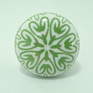 Boho Ceramic Drawer Knob – Vintage Furniture Hardware image 12