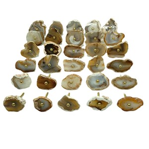 Agate Knobs: Handmade Stone Cabinet Drawer Pulls image 3