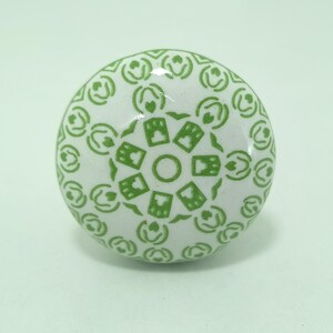 Boho Ceramic Drawer Knob – Vintage Furniture Hardware image 10