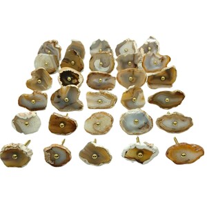 Agate Knobs: Handmade Stone Cabinet Drawer Pulls image 5