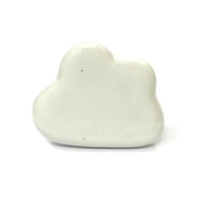 White Color Cloud Design Ceramic Knobs Handpainted Ceramic Door Knobs Kitchen Cabinet Knobs Drawer Knobs Cupboard Knobs Hardware Knobs