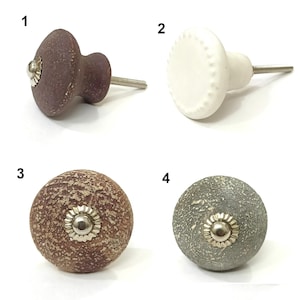 Vintage Ceramic Knobs Kitchen Cabinet Knobs Cupboard Knobs Ceramic Door Knobs Hardware Knobs Drawer Knobs Handpainted Knobs