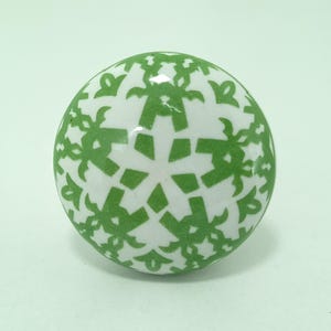 Boho Ceramic Drawer Knob – Vintage Furniture Hardware image 11
