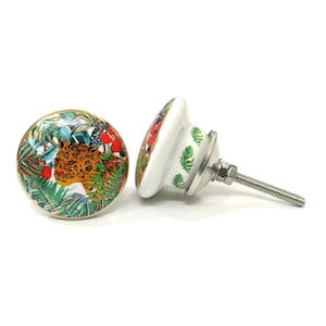 タイガーデザイン セラミックノブ、ゴールドキャビネット金具