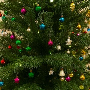 Christmas Ornaments, Christmas Tree Ornaments, Christmas Decorations, Tiny Ornaments, Christmas Balls, Christmas Gift, Hanging Decoration