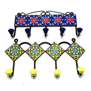 Lot of 2 Hangers Coat Hanger Cloth Hanger Decorative Hanger Metal Hooks  Wall hooks