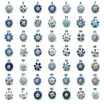 Blue Ceramic Knobs