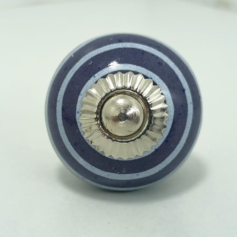 Handbemalte Lila Keramik Knäufe, Küchenschrank Hardware Bild 19