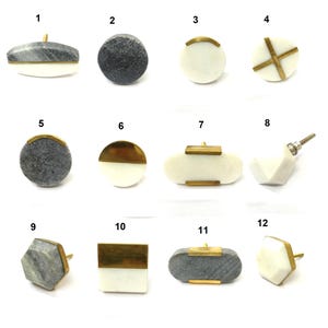 Marble Stone Knobs Door Knobs Handmade Knobs Hand Crafted Cupboard Handles Drawer Pulls Drawer Handles