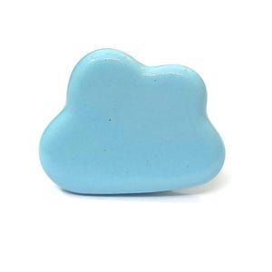Sky Blue Cloud Design Ceramic Knobs Handpainted Ceramic Door Knobs Kitchen Cabinet Knobs Drawer Knobs Cupboard Knobs Hardware Knobs