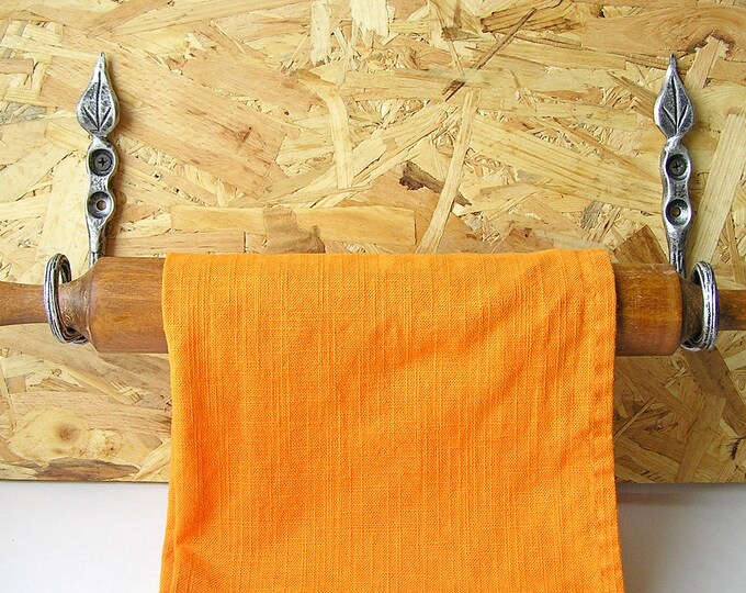 Kitchen Towel Holder Vintage Style Kitchen Towel Rack Rustic Etsy