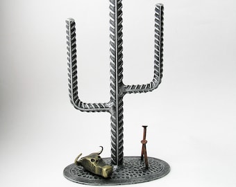 Sculpture-holder cactus for rings, watches, bracelets Watch stand Bracelet holder Ring holder