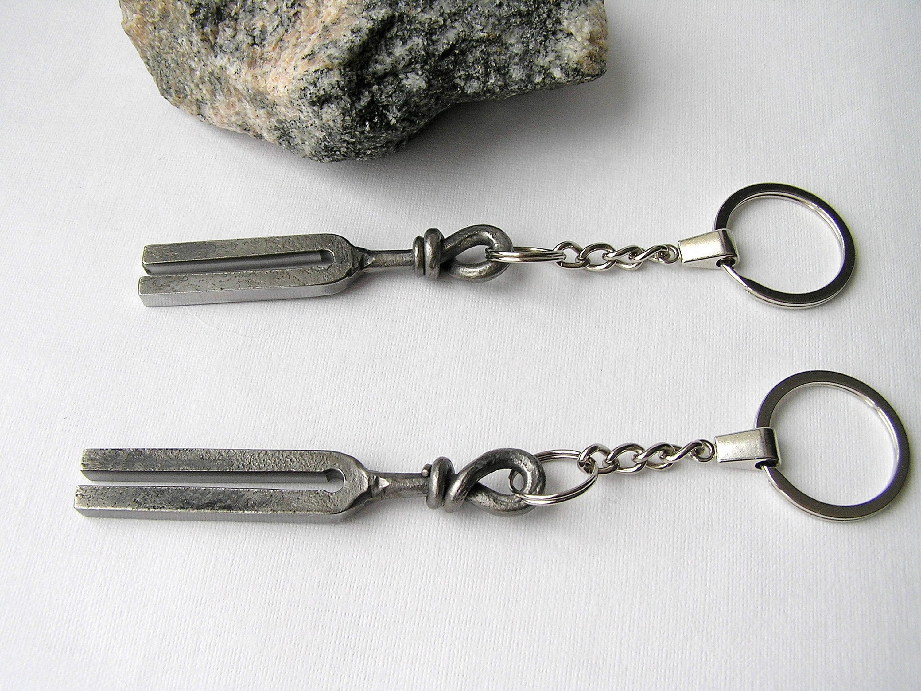 Tuning Fork Keychain Gift Musician Housewarming Etsy
