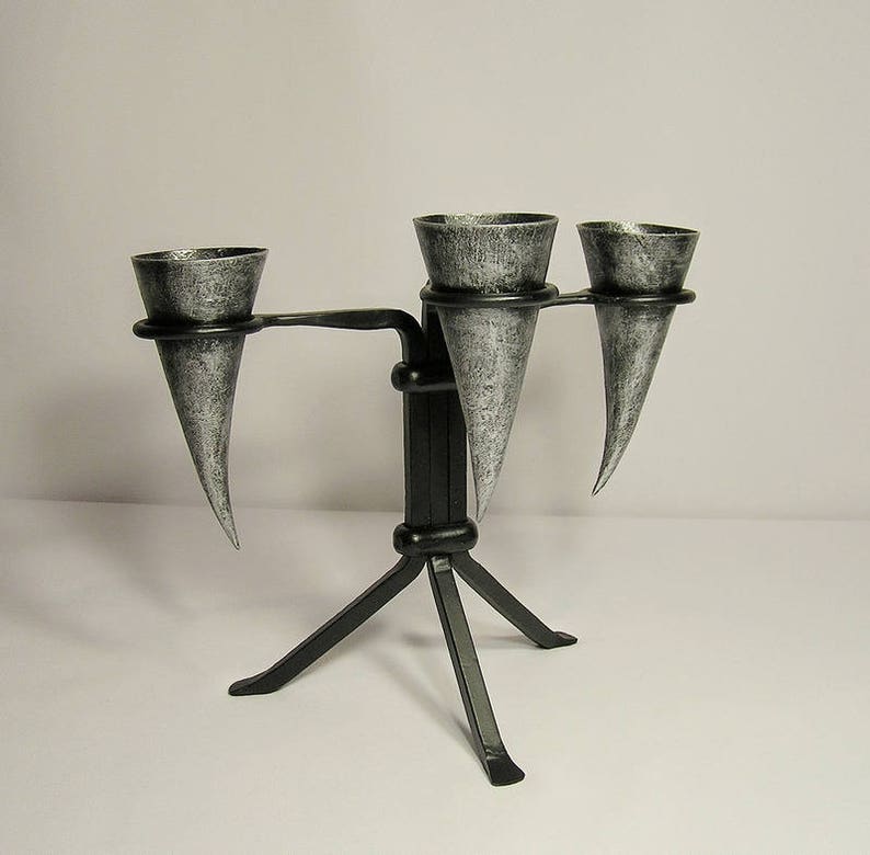 Skyrim candle holder Medieval candelabra LARP candle holder Etsy