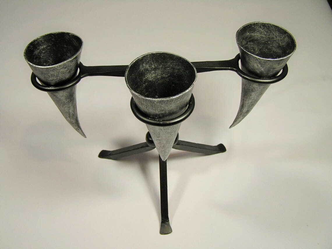 Skyrim candle holder Medieval candelabra LARP candle holder Etsy