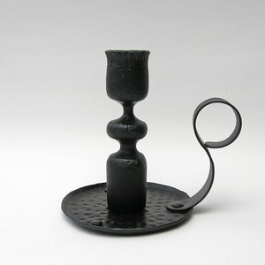 Black candle holder Forged Candle holder Pillar Candle Holders Wrought iron Candleholders forged Candlesticks classic Iron candlestick