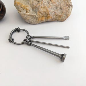 Smoking pipe forged tool pick, reamer, tamper Road set tobacco smoking pipe Pipe accessories Gift smoker Metal pipe tool Pipe cleaner kit