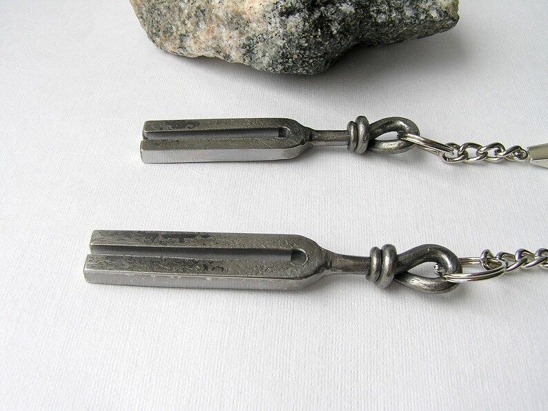 Tuning Fork Keychain Gift Musician Housewarming Etsy