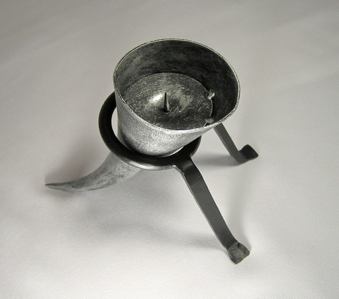 Medieval candle holder horn Skyrim horn candle holder Etsy