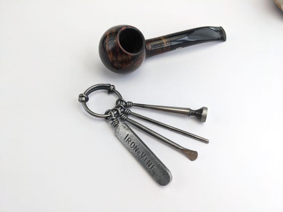tobacco tamper tool 100% Authentic Czech Stainless Steel 3 in 1 Pipe Cleaner Custom Hand Forged Pipe Tool