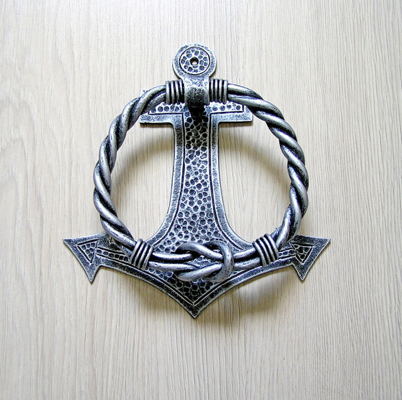 Anchor door knocker Gift housewarming Nautical knockers Iron Etsy