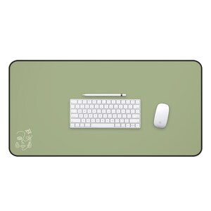 Tapis de bureau bohème vintage, tapis de souris, accessoires de bureau bohèmes esthétiques, décoration d&#39;espace de travail élégante pour bureau à domicile, cadeau de collègue, tapis de bureau