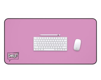 Alfombrilla de escritorio colorida Alfombrilla de escritorio Pop Art Burbuja Discurso Oops Boom Wow Smile Hi Oh Alfombrilla de juego antideslizante Decoración de oficina única Accesorio de escritorio único