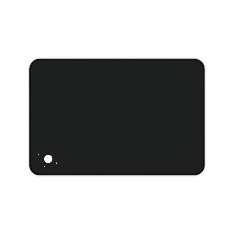 Alfombrilla de escritorio estética grande para ratón, color negro con detalles dorados, alfombrilla de escritorio prémium para el hogar, la oficina, el espacio de trabajo, regalo de lujo para la decoración del escritorio de la oficina imagen 4